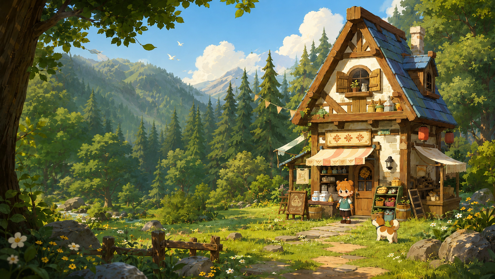 森林小屋里的 OiPuppy 创作空间